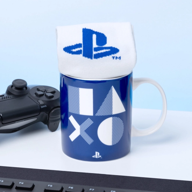 Playstation szett: bögre és zokni