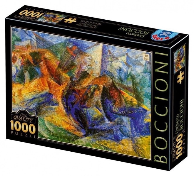 Ló és lovas épületek puzzle 1000 darabból