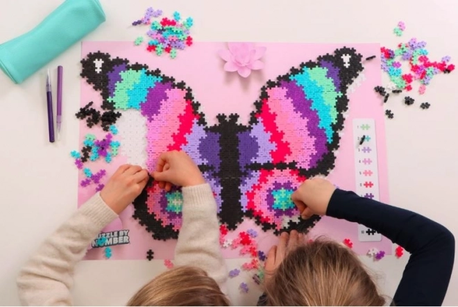 Plus-plus puzzle számok szerint - Pillangó 800 darabos készlet