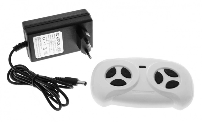 GT Sportautó gyerekeknek akkumulátorral, kék + távirányító + lassú indítás + csomagtartó + MP3 LED dióda
