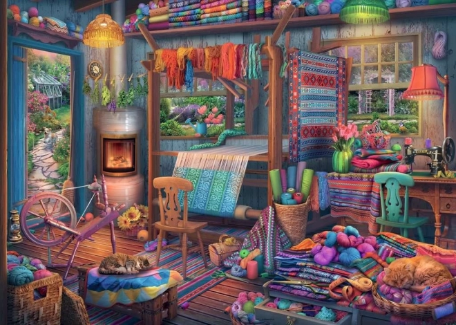 Ravensburger szövőműhely puzzle 1000 darabos