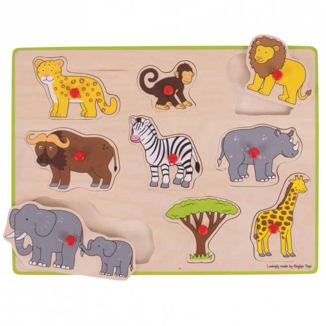 Bigjigs Toys fa safari puzzle