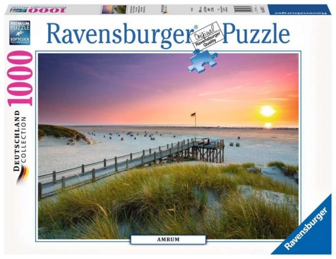 Naplemente Amrum felett puzzle - 1000 darabos Ravensburger