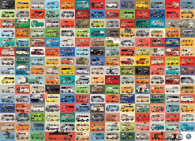 Volkswagen Groovy Bus puzzle 1000 darab