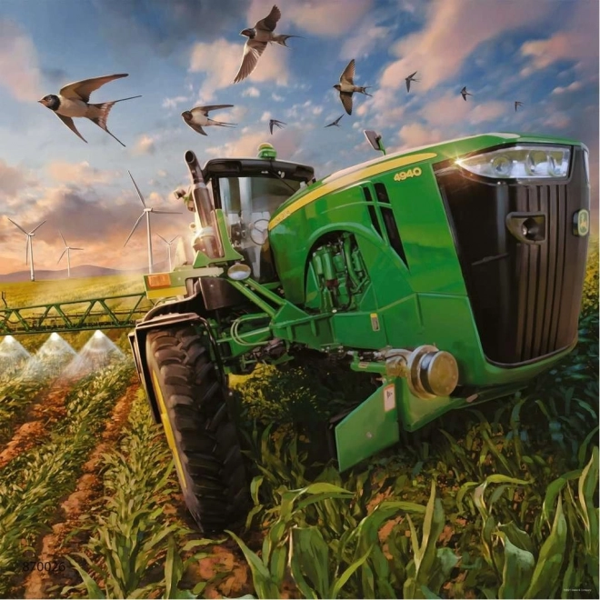 Ravensburger puzzle - John Deere akcióban 3x49 darab