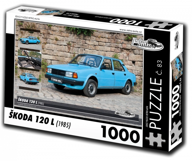 Retro autók puzzle škoda 120 l 1985