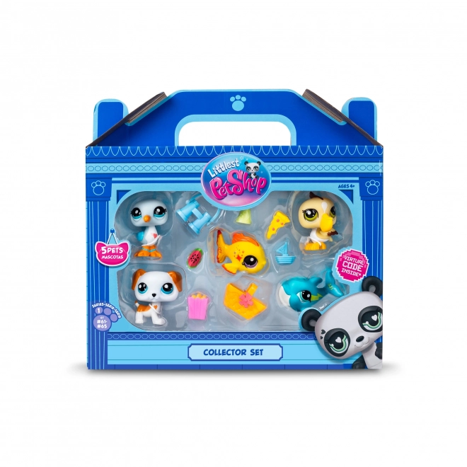 Littlest Pet Shop 5 figura strandolós készlet