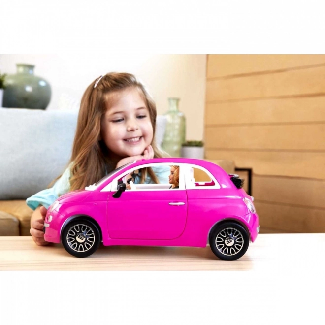 Barbie és Fiat 500 kabrió