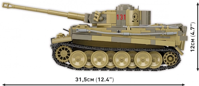 Tiger I tank modell építőkocka szett