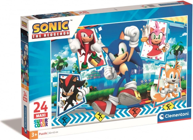 Puzzle Sonic 24 darabos Maxi gyerekeknek