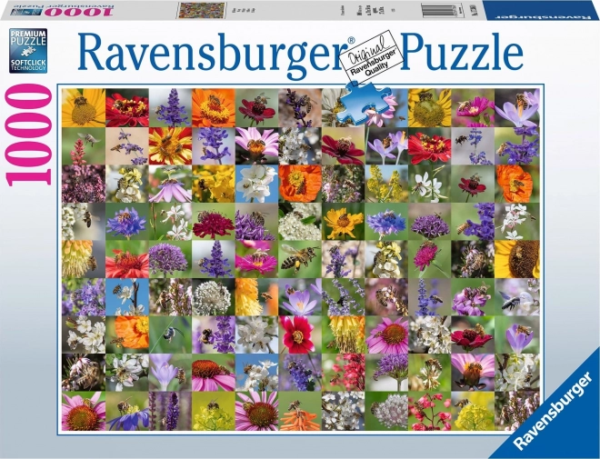 Ravensburger méhek kollázs puzzle 1000pcs