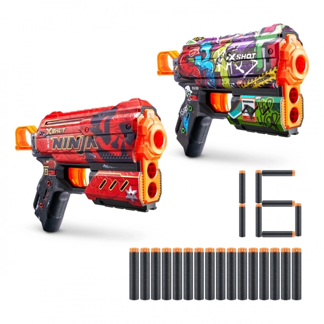 X-Shot Skins Flux kilövő készlet 16 lövedékkel