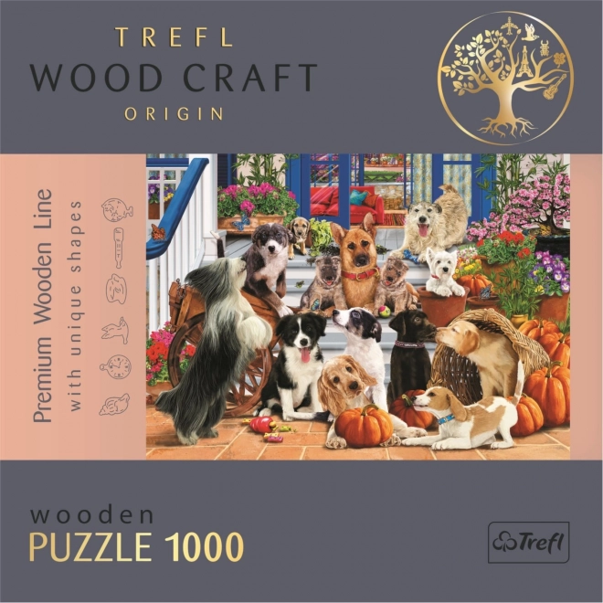 Trefl fa puzzle kutyabarátok 1000 darabos