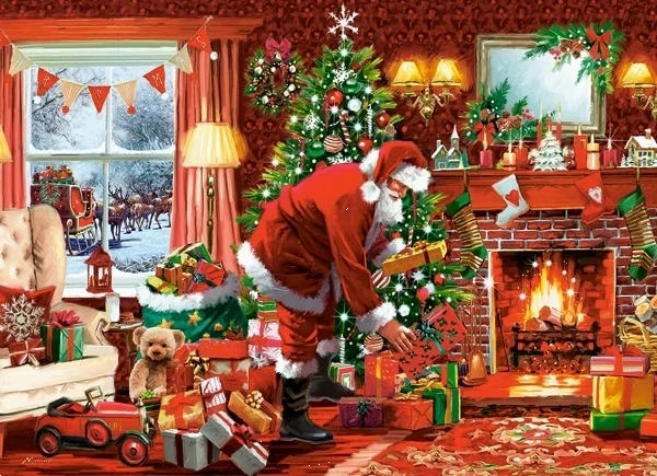 Santa különleges ajándéka puzzle - 300 darabos