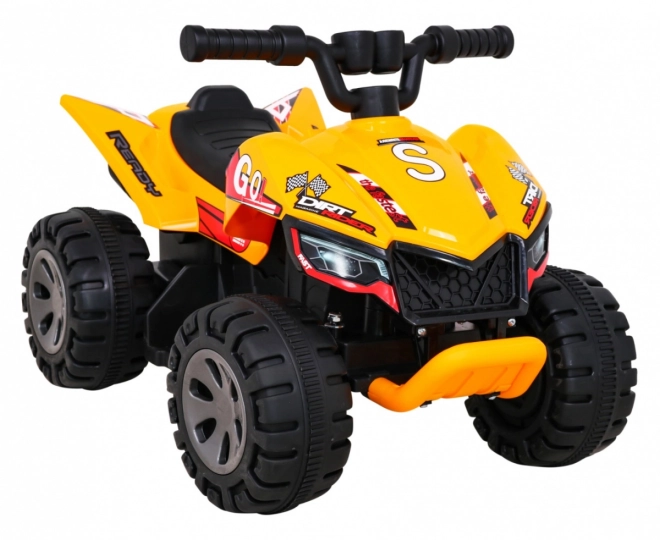 Gyors gyermek akkumulátoros quad sárga – Sárga