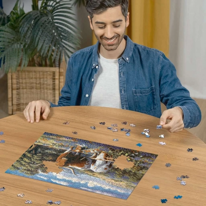 Ravensburger puzzle, Mezei Állatok, 500 darabos