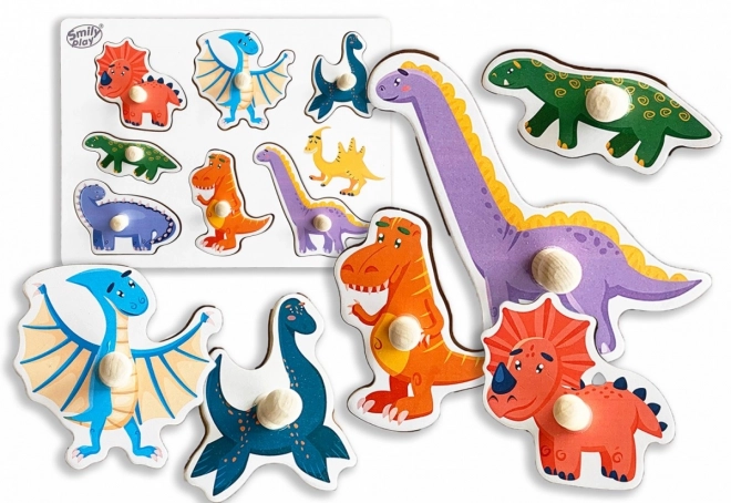 Dinoszauruszos fa puzzle