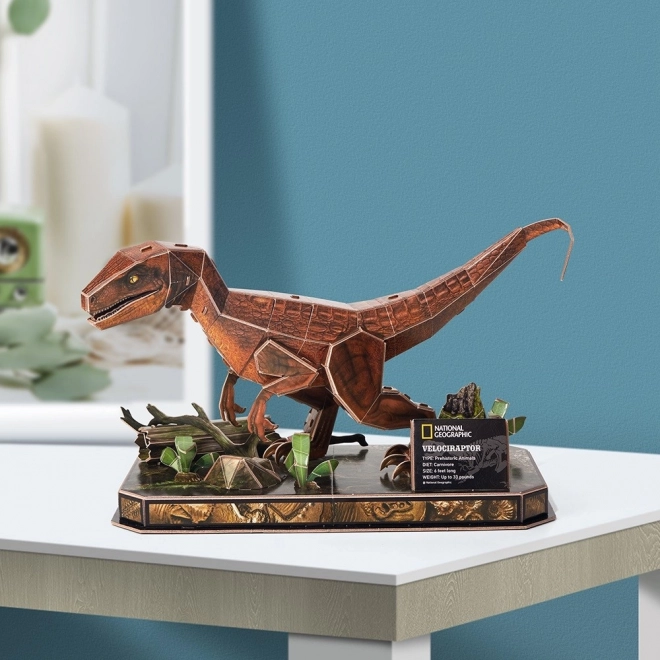 3D Puzzle National Geographic Velociraptor