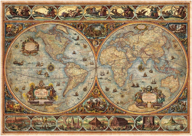Educa Puzzle Történelmi világtérkép 1000 darab