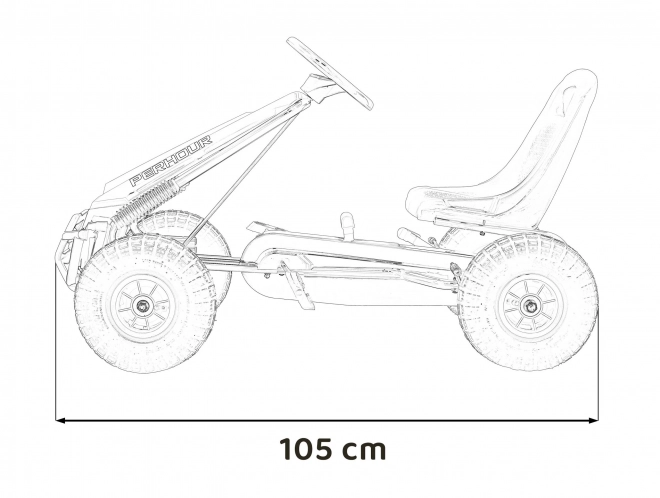 Pedálos Gokart Gyerekeknek