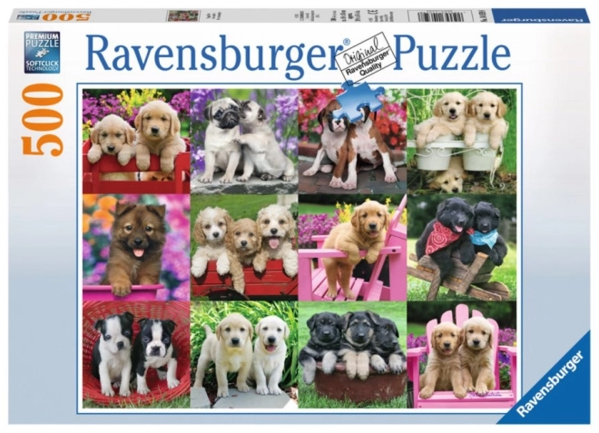 Ravensburger kutyabarátok 500 darabos puzzle