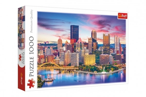 Trefl puzzle Pittsburgh, Pennsylvania, USA 1000 darabos