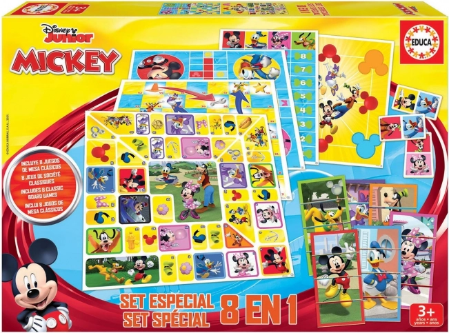 Játékgyűjtemény MICKEY ÉS BARÁTAI 8 az 1-ben