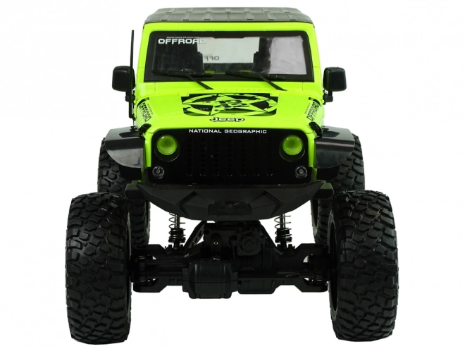 Terepjáró Rock Crawler zöld rugós 4x4