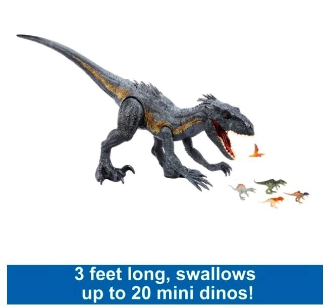 Jurassic World kolosszális Indoraptor figura