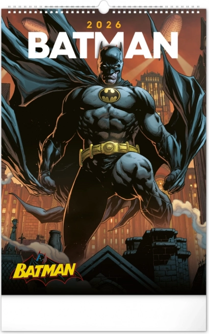 Fali naptár Batman Sötét 2026