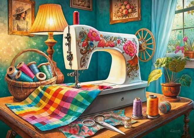 Cherry Pazzi Puzzle Az én varrósarkom 1000 darab