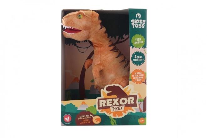 Hangot adó plüss T-Rex