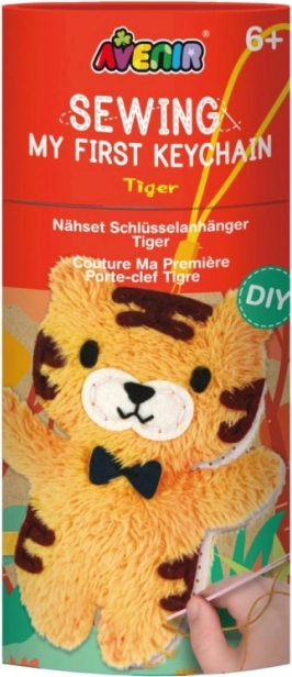 Kulcstartó varrókészlet - Tigris