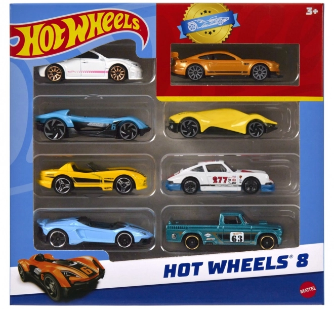 Hot Wheels 8 darabos kisautó készlet