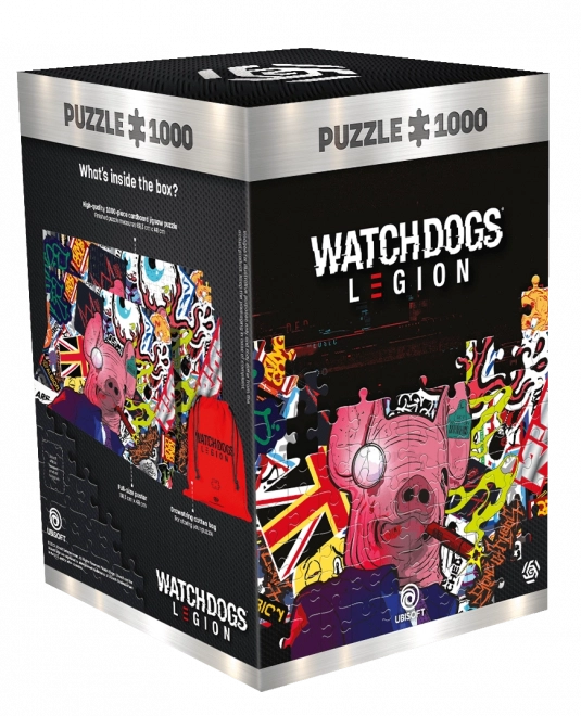 Good Loot puzzle játék Watch Dogs: Legion - Disznó maszk 1000 darabos