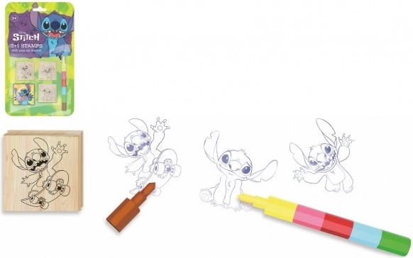 Lilo & Stitch pecsétkészlet zsírkrétával