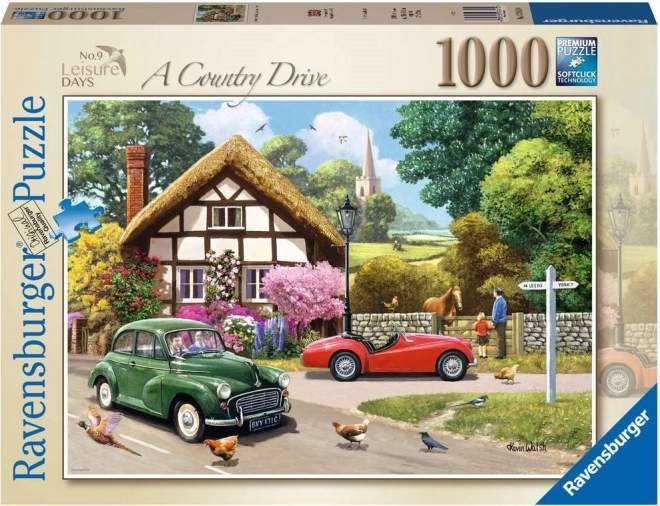 Ravensburger falusi táj puzzle 1000 darab