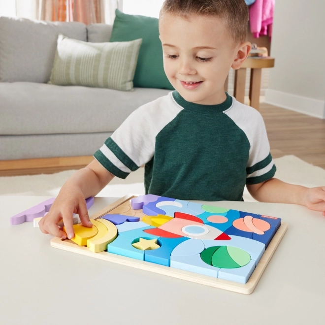 Fisher-Price fa puzzle - Világűr