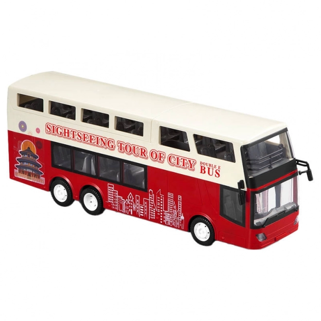 Távirányítós RC turistabusz 1:18 piros