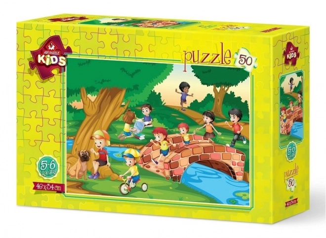 Art Puzzle kutya hajsza 50 darabos puzzle