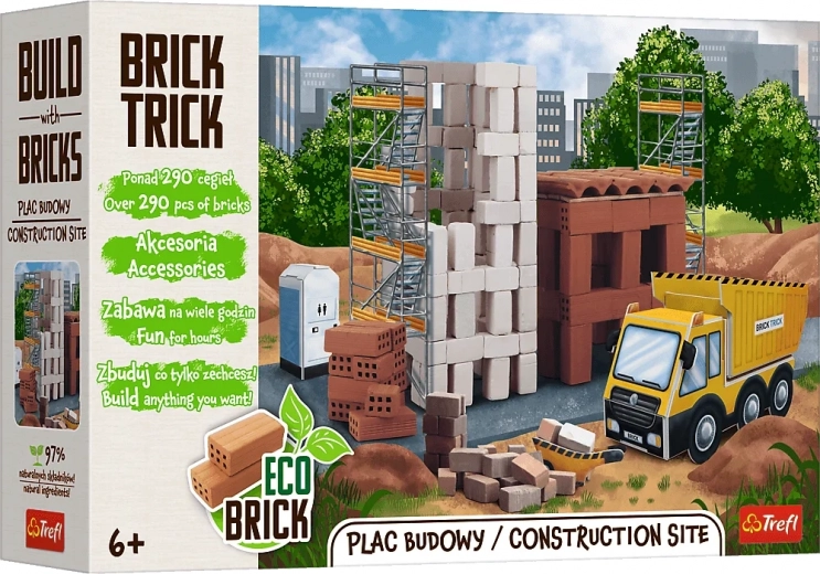 Trefl Brick Trick Építkezés XL építőkészlet 290 darabbal