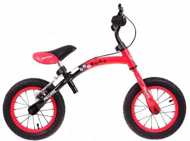 Gyerek Futóbicikli Boomerang SporTrike Piros