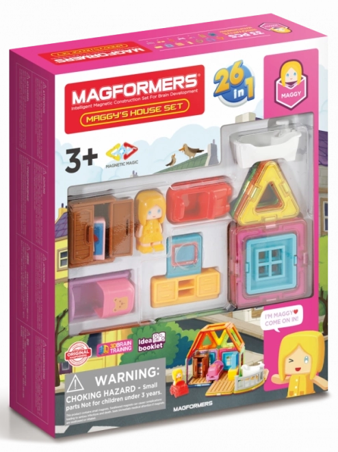 MAGFORMERS MINI Magdi házikó 33 darab