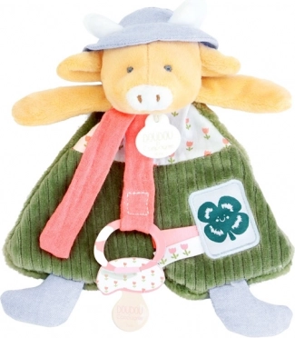 Plüss Tehénke Aneth cumi tartóval 19 cm