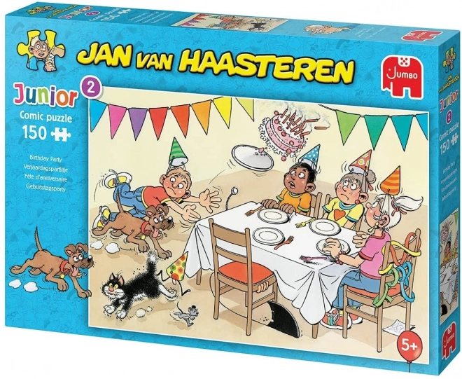 Jumbo puzzle Jan van Haasteren junior szülinapi buli 150 darabos