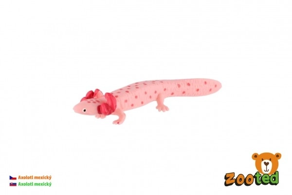 Mexikói axolotl játékszobrocska 8 cm