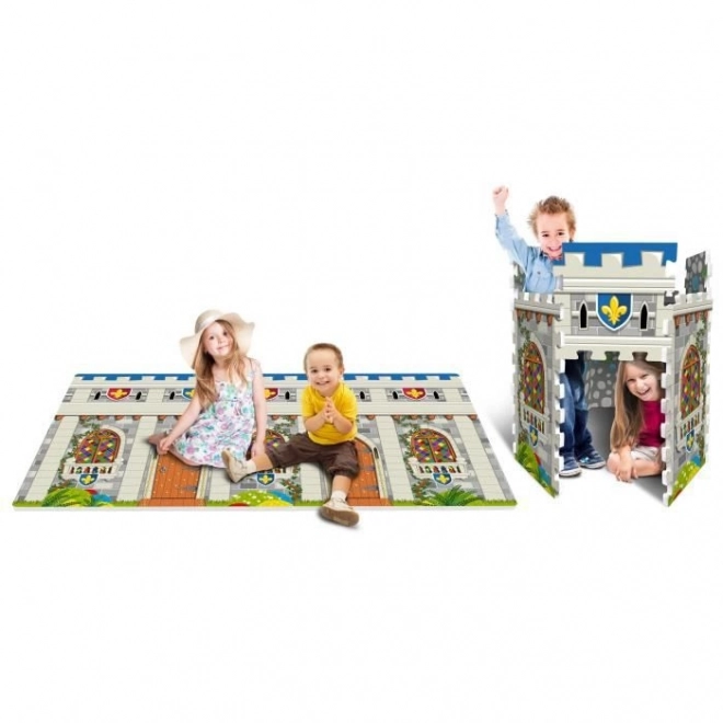3D habszivacs padló puzzle kastély