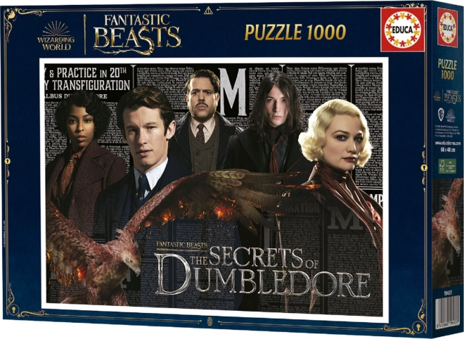 Educa puzzle fantasztikus állatok: Dumbledore titkai 1000 darabos