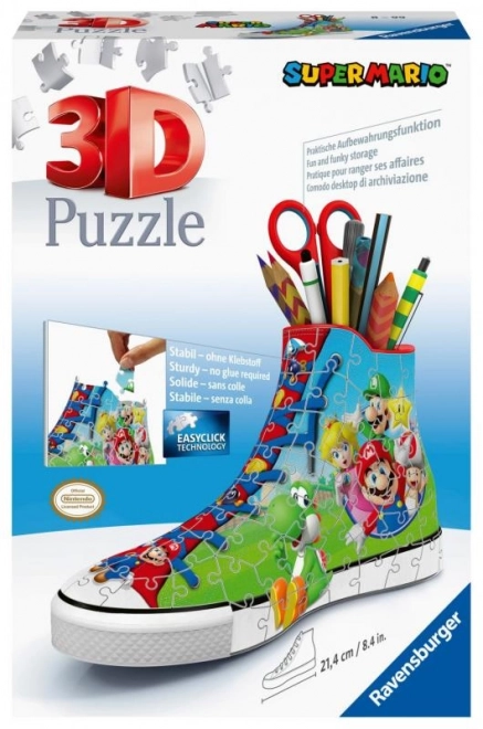 3D puzzle cipő Super Mario 108 darabos