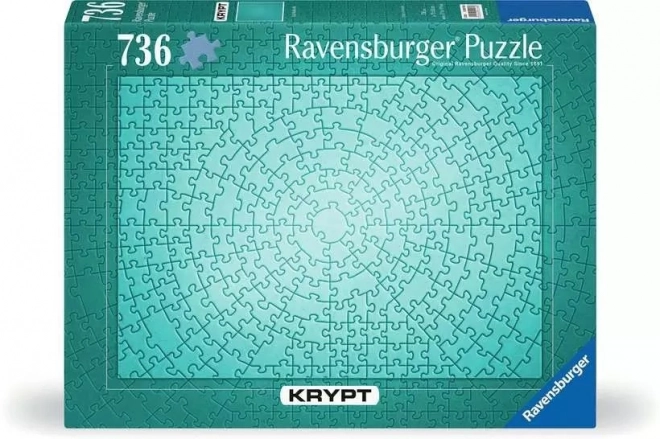 Krypt metálfényű puzzle, 736 darabos